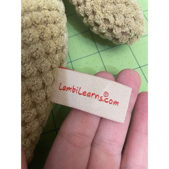 Lambi Learns About Addiction Bunny Rabbit Plush 12” Stuffed Animal Lovey Waffle - Picture 6 of 8